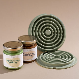 Lick Mat Slow Feeder with Nut Butter
