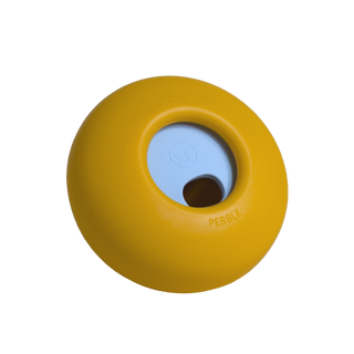 Citrine Yellow Pebble Slow Feeder Toy