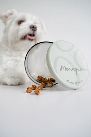 Meringue Glass Jar Lunoji