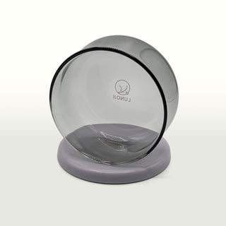 Lilac Tinted Glass Treat Jar Lunoji