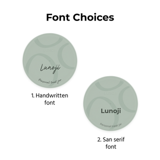 Custom lid - Font Choice