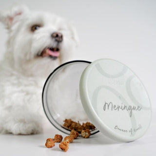 Meringue Glass Jar Lunoji