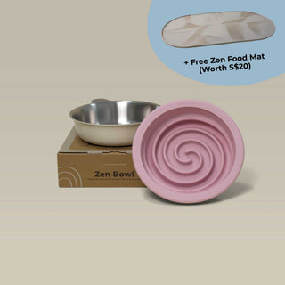 Zen Collection (1 Bowl + 1 Slow Feeder) + FREE Mat