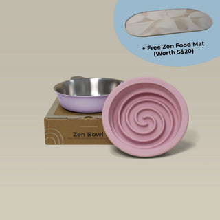 Zen Collection (1 Bowl + 1 Slow Feeder) + FREE Mat