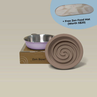 Zen Collection (1 Bowl + 1 Slow Feeder) + FREE Mat