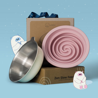 Zen Collection (1 Bowl + 1 Slow Feeder) + FREE Mat
